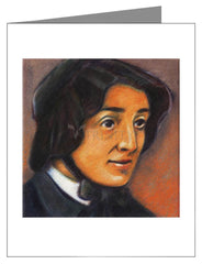 Custom Text Note Card - St. Elizabeth Ann Seton by J. Lonneman