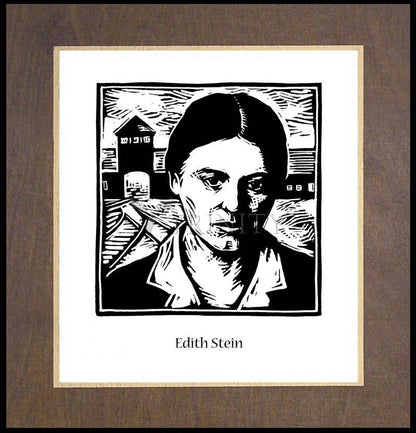 St. Edith Stein - Wood Plaque Premium