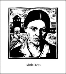 Wood Plaque - St. Edith Stein by J. Lonneman