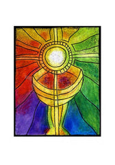 Holy Card - Eucharist by J. Lonneman