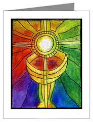 Custom Text Note Card - Eucharist by J. Lonneman