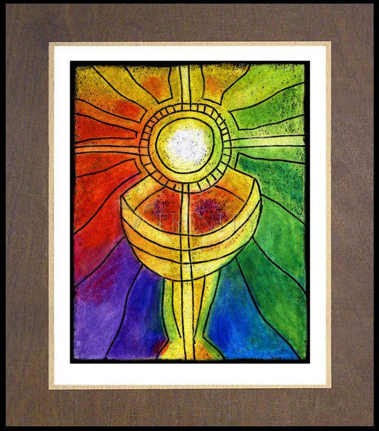 Eucharist - Wood Plaque Premium