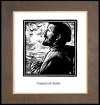 Wood Plaque Premium - St. Francis of Assisi by J. Lonneman