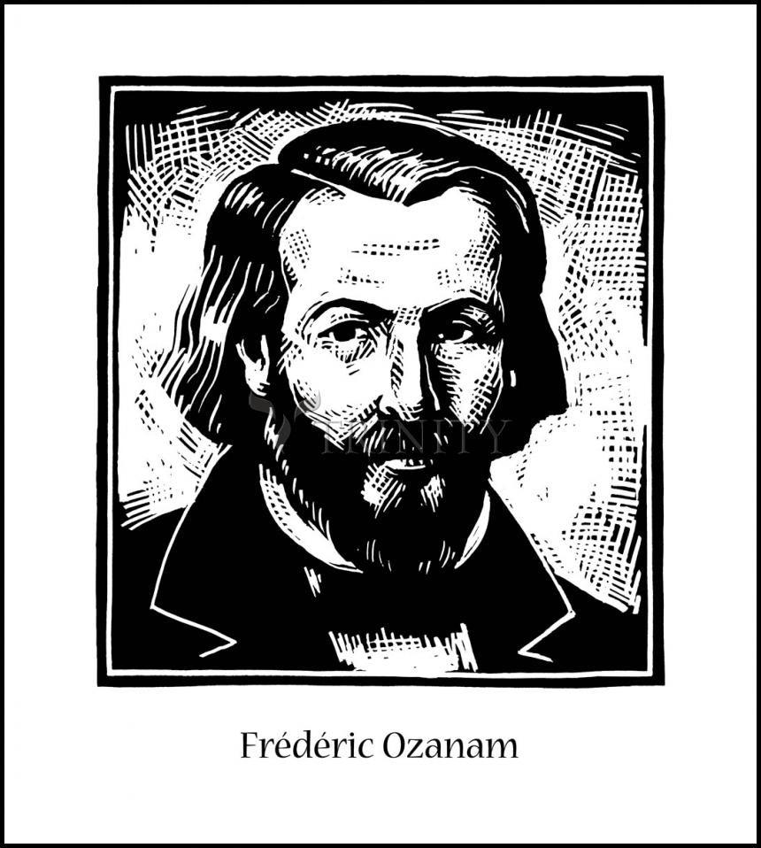 Frédéric Ozanam - Wood Plaque