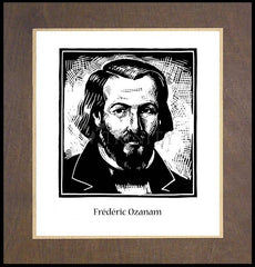 Wood Plaque Premium - Frédéric Ozanam by J. Lonneman