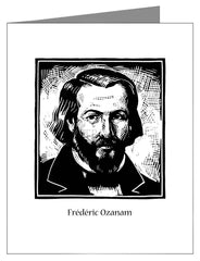 Custom Text Note Card - Frédéric Ozanam by J. Lonneman