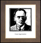 Wood Plaque Premium - Bl. Franz Jägerstätter by J. Lonneman