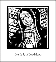 Wood Plaque - Our Lady of Guadalupe by J. Lonneman