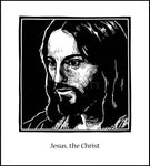 Wood Plaque - Jesus, the Christ by J. Lonneman