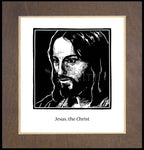 Wood Plaque Premium - Jesus, the Christ by J. Lonneman