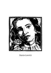 Holy Card - St. Maria Goretti by J. Lonneman