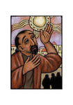 Holy Card - Lent, 4th Sunday - Healing of the Blind Man by J. Lonneman