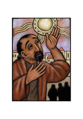 Holy Card - Lent, 4th Sunday - Healing of the Blind Man by J. Lonneman