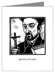 Custom Text Note Card - St. Ignatius by J. Lonneman