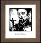 Wood Plaque Premium - St. Ignatius by J. Lonneman