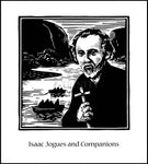 Wood Plaque - St. Isaac Jogues and Companions by J. Lonneman