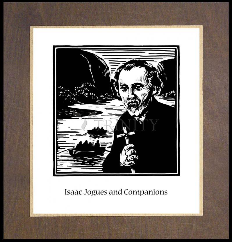 St. Isaac Jogues and Companions - Wood Plaque Premium