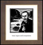 Wood Plaque Premium - St. Isaac Jogues and Companions by J. Lonneman