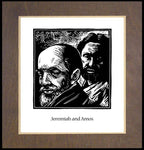 Wood Plaque Premium - Jeremiah and Amos by J. Lonneman