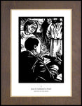Wood Plaque Premium - Traditional Stations of the Cross 01 - Jesus is Condemned to Death by J. Lonneman