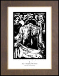 Wood Plaque Premium - Traditional Stations of the Cross 10 - Jesus is Stripped of His Clothes by J. Lonneman