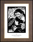Wood Plaque Premium - Traditional Stations of the Cross 04 - Jesus Meets His Sorrowful Mother by J. Lonneman