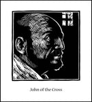 Wood Plaque - St. John of the Cross by J. Lonneman