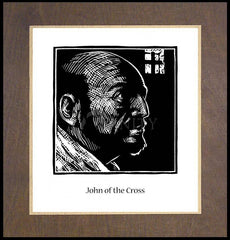 Wood Plaque Premium - St. John of the Cross by J. Lonneman