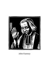 Holy Card - St. John Vianney by J. Lonneman