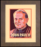 Wood Plaque Premium - St. John Paul II by J. Lonneman