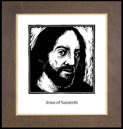 Jesus - Wood Plaque Premium by Julie Lonneman - Trinity Stores