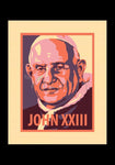 Holy Card - St. John XXIII by J. Lonneman