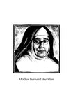 Holy Card - Mother Bernard Sheridan by J. Lonneman