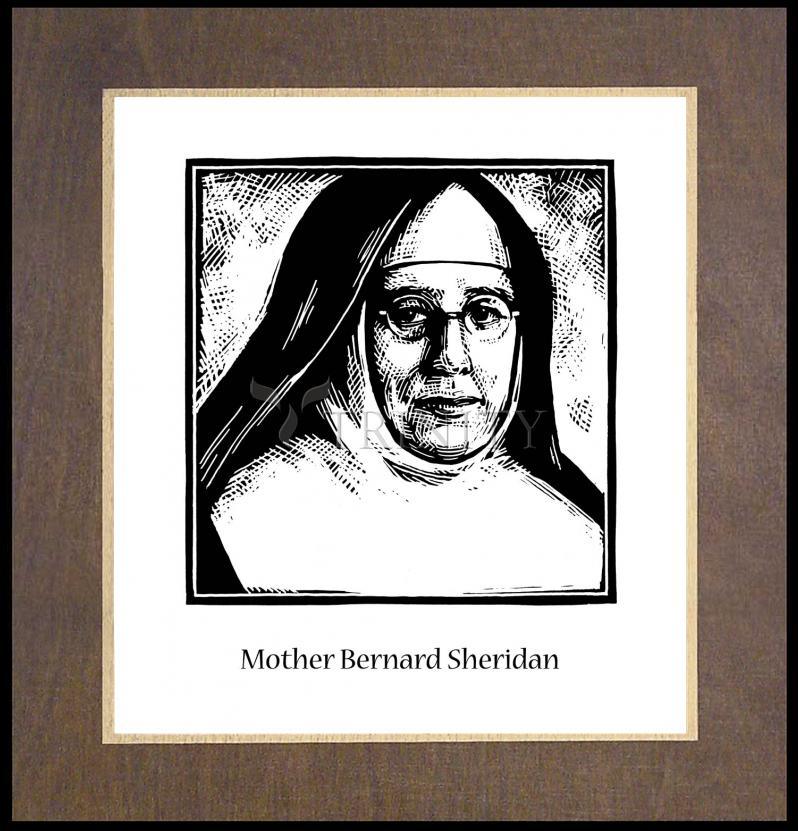 Mother Bernard Sheridan - Wood Plaque Premium