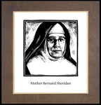 Wood Plaque Premium - Mother Bernard Sheridan by J. Lonneman