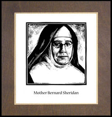 Wood Plaque Premium - Mother Bernard Sheridan by J. Lonneman