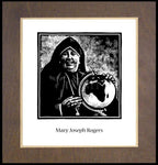 Wood Plaque Premium - Mother Mary Joseph Rogers by J. Lonneman