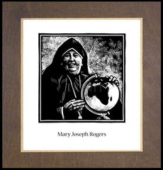 Wood Plaque Premium - Mother Mary Joseph Rogers by J. Lonneman