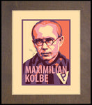 Wood Plaque Premium - St. Maximilian Kolbe by J. Lonneman