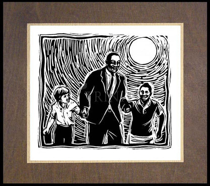 Martin Luther King’s Dream - Wood Plaque Premium