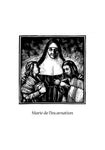 Holy Card - St. Marie of the Incarnation by J. Lonneman