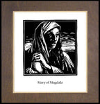 Wood Plaque Premium - St. Mary Magdalene by J. Lonneman