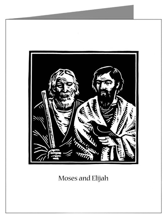 Moses and Elijah - Note Card Custom Text