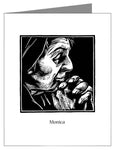 Note Card - St. Monica by J. Lonneman