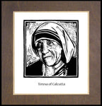 Wood Plaque Premium - St. Teresa of Calcutta by J. Lonneman