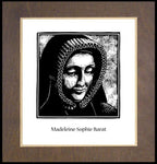 Wood Plaque Premium - St. Madeleine Sophie Barat by J. Lonneman