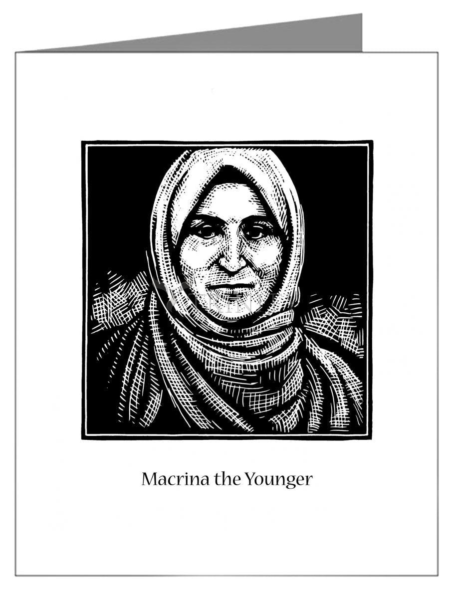St. Macrina the Younger - Note Card Custom Text