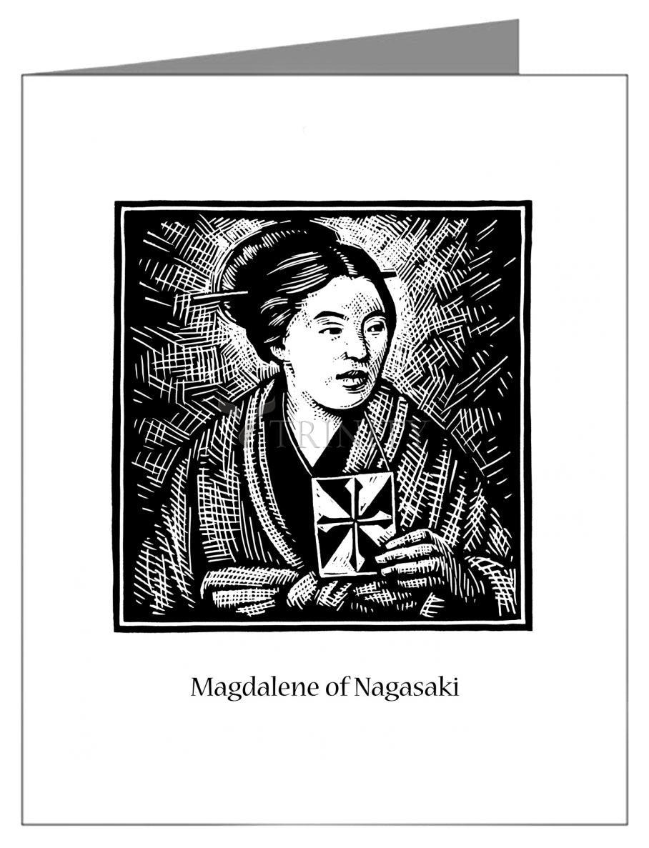 St. Magdalene of Nagasaki - Note Card Custom Text by Julie Lonneman - Trinity Stores