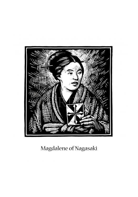 St. Magdalene of Nagasaki - Holy Card