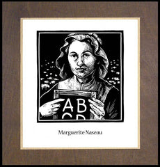 Wood Plaque Premium - Marguerite Naseau by J. Lonneman